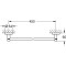 Wieszak na ręcznik GROHE ESSENTIALS Chrom 40688001
