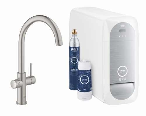 Zestaw startowy GROHE BLUE Stal Nierdzewna 31455DC1