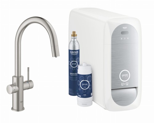 Zestaw startowy GROHE BLUE Stal Nierdzewna 31541DC0