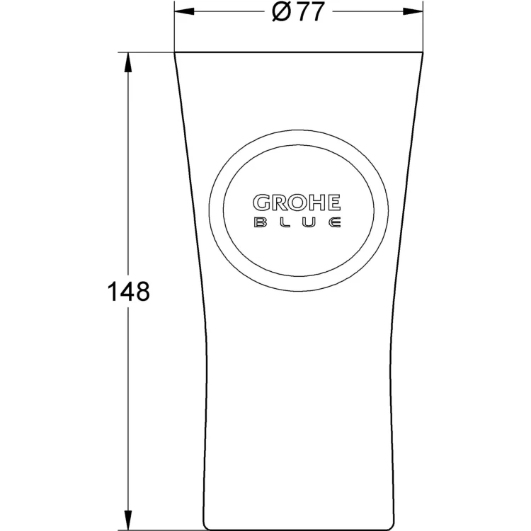Zestaw szklanek GROHE BLUE 40437000