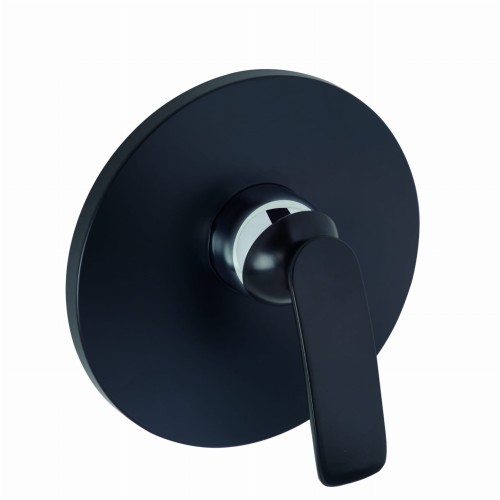 Bateria natryskowa KLUDI BALANCE, podtynkowa, 1 funkcyjna, czarny mat/chrom 526558775