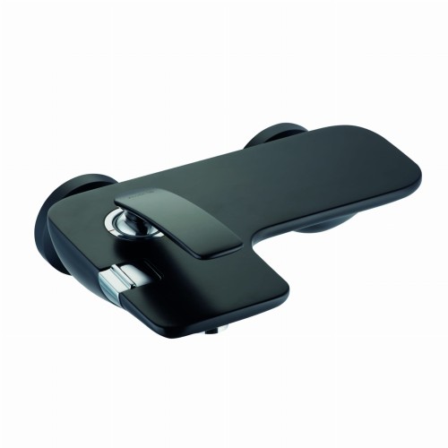 Bateria wannowa KLUDI BALANCE, ścienna, czarny mat/chrom 524458775
