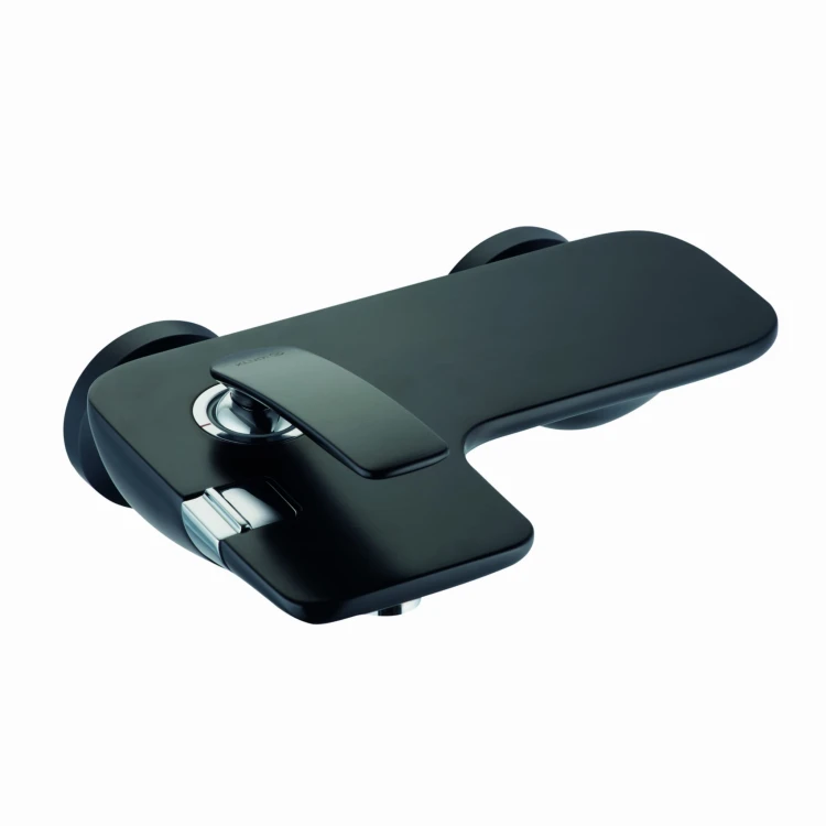 Bateria wannowa KLUDI BALANCE, ścienna, czarny mat/chrom 524458775