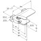 Bateria wannowa KLUDI BALANCE, ścienna, czarny mat/chrom 524458775