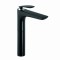 Bateria umywalkowa KLUDI BALANCE, wysoka, bez korka, czarny mat/chrom 522988775