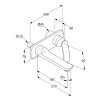 Bateria umywalkowa KLUDI BALANCE, podtynkowa, czarny mat/chrom 522468775