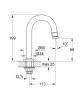 Wylewka uniwersalna GROHE Chrom 20201000