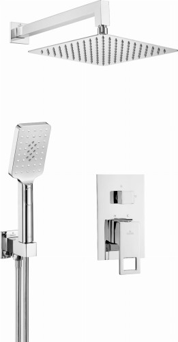 Komplet natryskowy DEANTE  ANEMON BIS, podtynkowy, chrom NAC 09MP