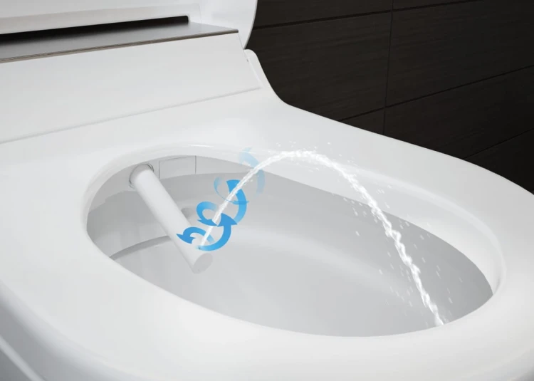 Toaleta myjąca GEBERIT AQUACLEAN TUMA Comfort z funkcją higieny intymnej, biała 146.292.11.1