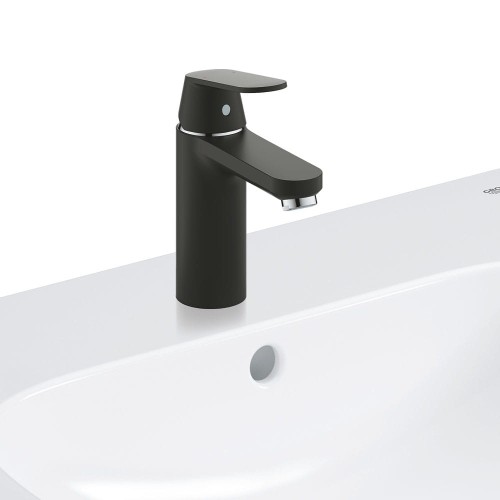Bateria umywalkowa GROHE EUROSMART COSMOPOLITAN rozmiar M, MATT BLACK (czarna), 23327KW0