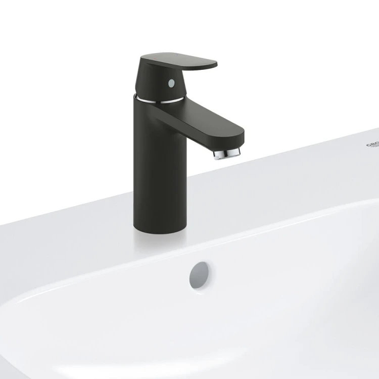 Bateria umywalkowa GROHE EUROSMART COSMOPOLITAN rozmiar M, MATT BLACK (czarna), 23327KW0