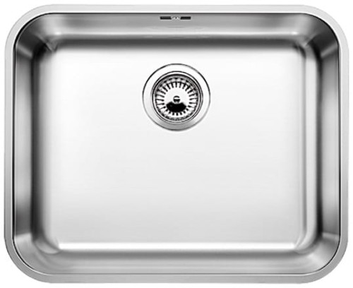 Zlewozmywak stalowy BLANCO SUPRA 500-U 53x43 cm, bez korka aut., stal szczotkowana 518205