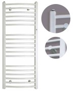 Grzejnik łazienkowy INSTAL PROJEKT BOLERO 69x55cm, moc 370W, BIAŁY BOL-55/70