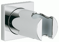 Uchwyt natryskowy GROHE RAINSHOWER ścienny z kwadratową rozetą stały chrom 27075000