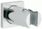 Uchwyt natryskowy GROHE RAINSHOWER ścienny z kwadratową rozetą stały chrom 27075000