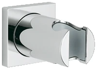 Uchwyt natryskowy GROHE RAINSHOWER ścienny z kwadratową rozetą stały chrom 27075000