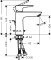 Bateria umywalkowa HANSGROHE TALIS E 110 z kompletem odpływowym chrom 71710000
