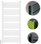 Grzejnik łazienkowy INSTAL PROJEKT STICK 50x148cm, moc 713W, BIAŁY STI-50/150