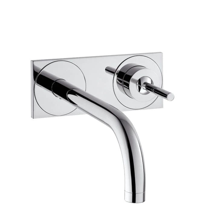 Bateria umywalkowa AXOR UNO 2 podtynkowa, z płytką, z długą wylewka, chrom 38115000