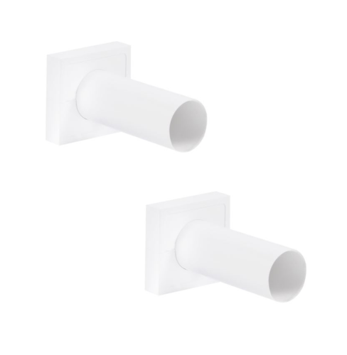 Zestaw rozet osłonowych SCHLOSSER do rur 15-17mm, biały 603000038