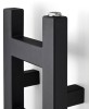 Grzejnik łazienkowy TERMA EASY 20x128cm, moc 260W, podłączenie SX METALLIC BLACK WGEAS128020KMBCSX