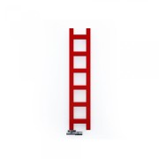 Grzejnik łazienkowy TERMA EASY 96x20cm, moc 187W , podłączenie SX Czarny Soft 9005 WGEAS096020KS95SX