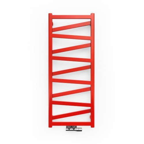 Grzejnik łazienkowy TERMA VIPERA 40x99cm, moc (podł, podłączenie SX Biały Soft 9016 WGVPA099040KS96SX