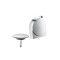 Wyposażenie przelewu wannowego HANSGROHE EXAFILL S chrom 58117000