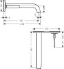 Bateria umywalkowa AXOR CITTERIO E chrom 36114000