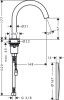 Bateria umywalkowa AXOR UNO chrom 38010000