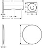 Bateria umywalkowa AXOR UNO chrom 45110000