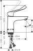Bateria umywalkowa HANSGROHE FOCUS CARE chrom 31915000