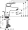 Bateria umywalkowa HANSGROHE LOGIS chrom 71075000