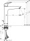 Bateria umywalkowa HANSGROHE LOGIS chrom 71095000