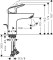 Bateria umywalkowa HANSGROHE LOGIS chrom 71105000