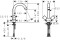 Bateria umywalkowa HANSGROHE LOGIS chrom 71221000