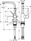 Bateria umywalkowa HANSGROHE METRIS SELECT chrom 31159000