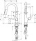 Bateria kuchenna HANSGROHE TALIS chrom 72815000