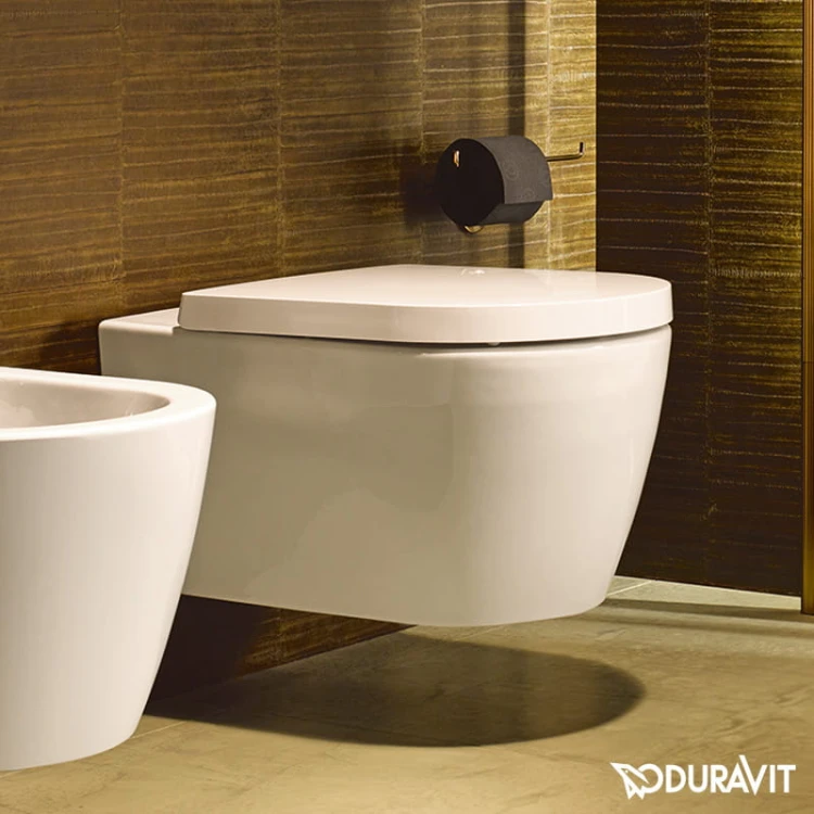 Miska wisząca WC DURAVIT ME by STARCK Rimless, bezkołnierzowa, biała 2529090000