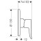 Bateria przysznicowa HANSGROHE METRIS E4   31686000