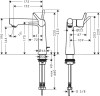 Bateria umywalkowa HANSGROHE TALIS S chrom 72113000