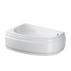 Wanna asymetryczna CERSANIT JOANNA NEW 150x95 lewa, narożna, biała S301-167