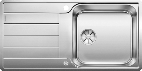 Zlewozmywak stalowy  BLANCO CLASSIMO XL 6 S-IF 100x50 cm 1K+O, z korkiem .aut.InFino PushCont, stal polerowana 525327