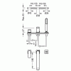 Bateria wannowa TRES LOFT 3 otworowa, czarny mat 20016203NM
