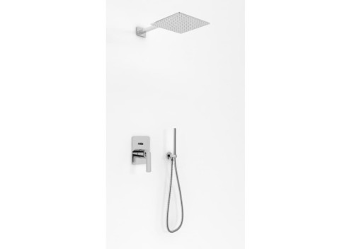 Zestaw prysznicowy KOHLMAN EXPERIENCE ze słuchawką i deszczownicą Q35 Chrom QW210EQ35
