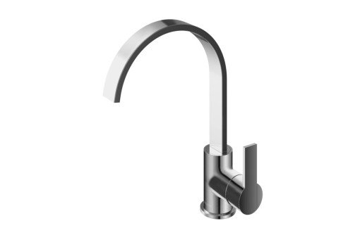 Bateria umywalkowa KOHLMAN GIXS Stojąca z obr.wyl.U Chrom QB150G