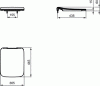 Deska WC IDEAL STANDARD STRADA II THIN wolnoopadajaca, biała T360101