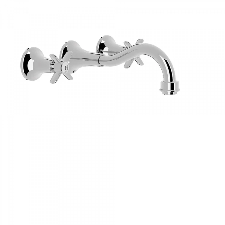 Bateria umywalkowa CLASIC TRES podtynkowa chrom 24215101