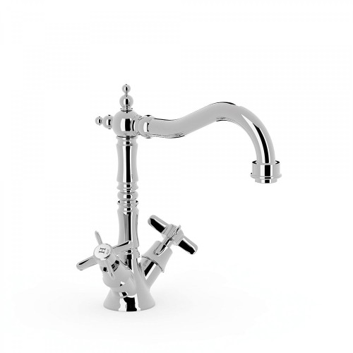 Bateria umywalkowa CLASIC TRES stojąca chrom 24210902