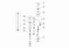 Bateria umywalkowa CLASIC TRES stojąca chrom 24210501
